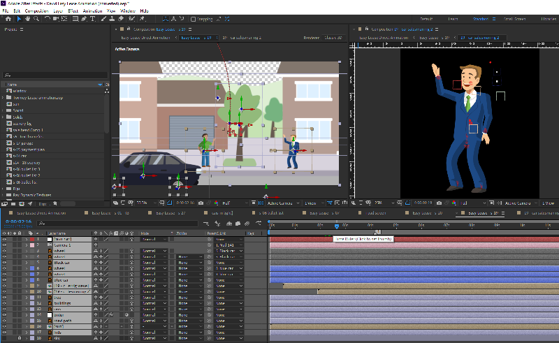 Animation for Easy Lease Direct car rental explainer animation.