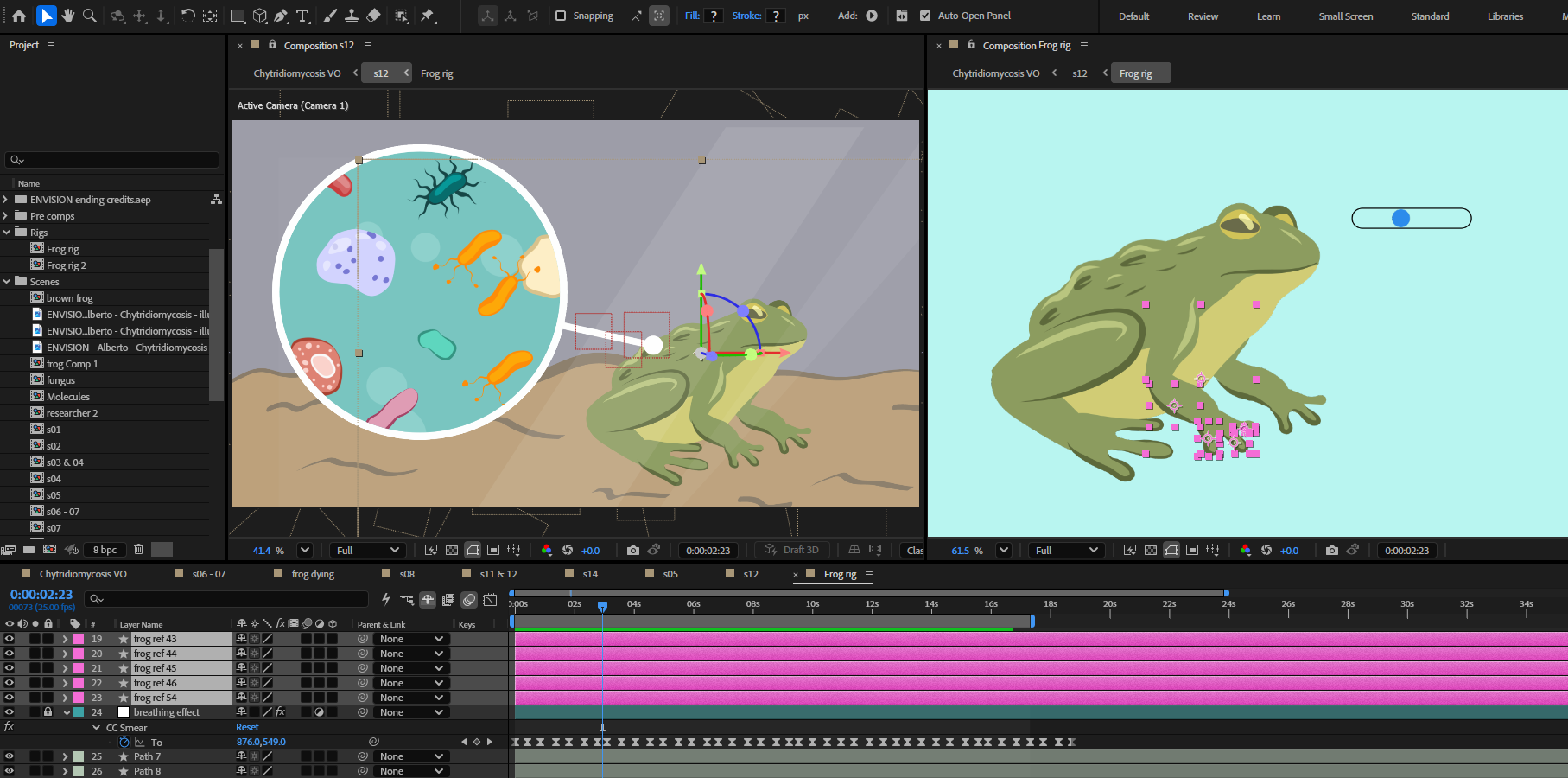 Animation production in After Effects