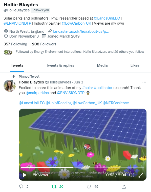 Hollie Blaydes animation on Twitter.
