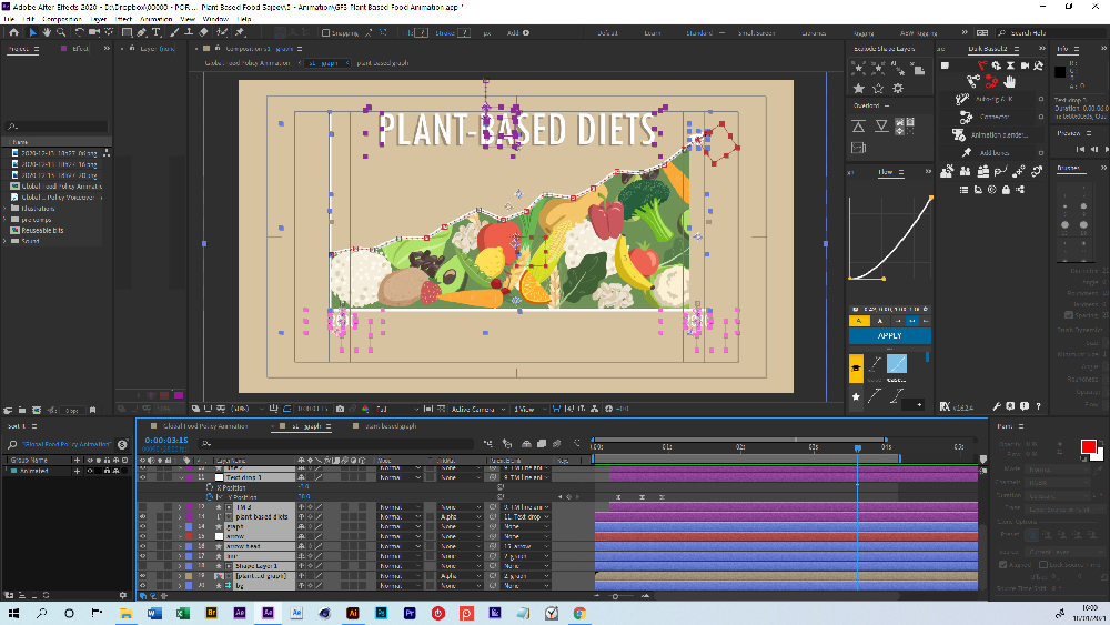 After Effects screenshot of animation.