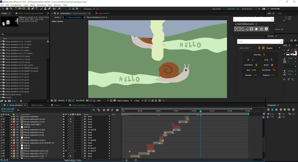 illustrating animation assets in illustrator for after effects.