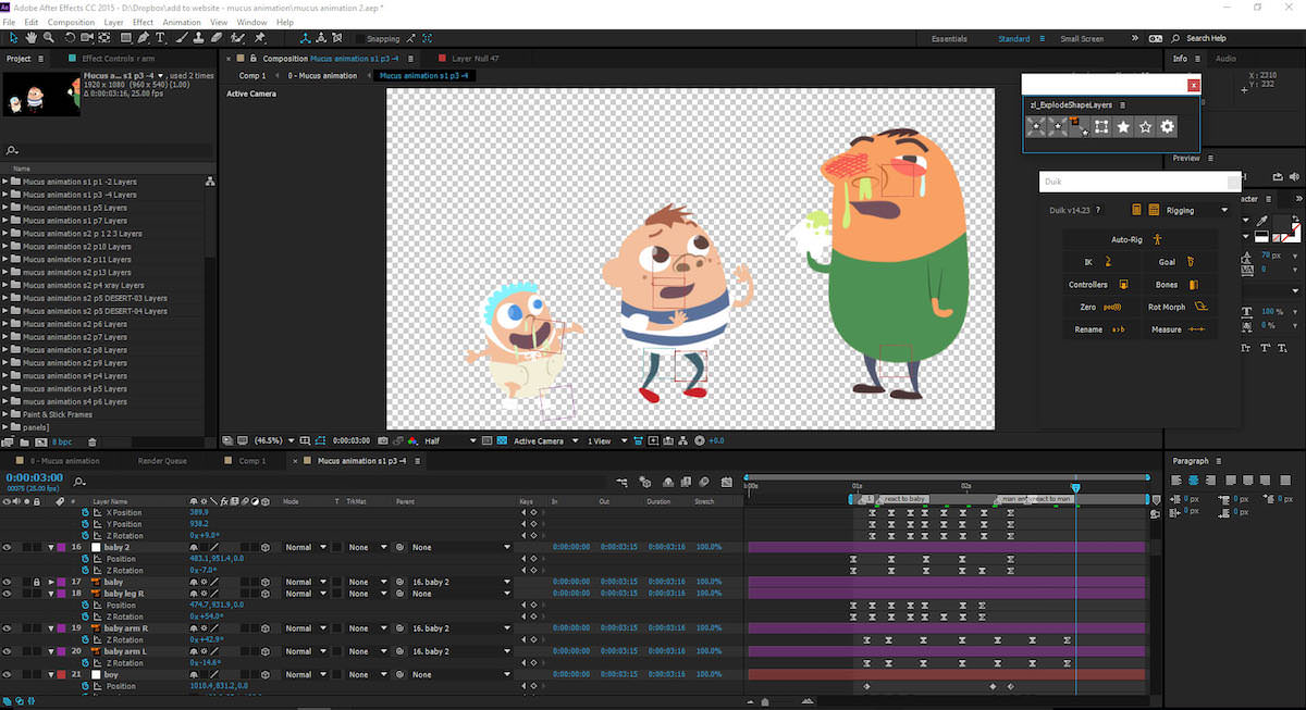 illustrating animation assets in illustrator for after effects.