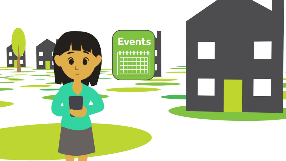 my private living app explainer animation.