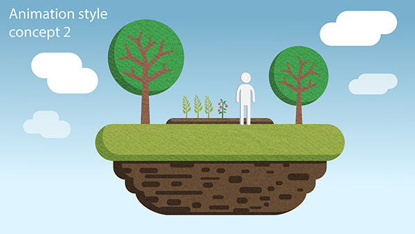 animation style concept for Shared Assets.