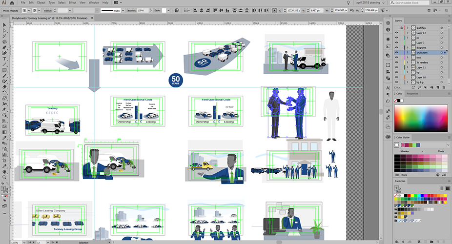 Storyboard example.